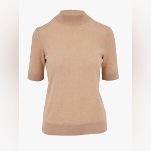 Lafayette 148 New York Sweater Women’s XS Cashmere
Nude Melange Mock Neck